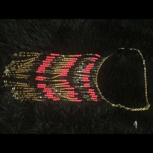 Bided statement necklace